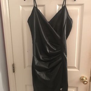 Fashion Nova Hit List Leather Dress
